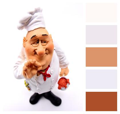 Chef Hat Cook Figure Image